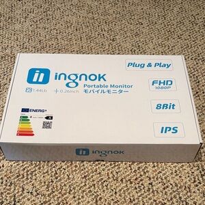Ingnok Portable Monitor Box. NO MONITOR